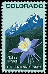 Colorado Statehood stamp