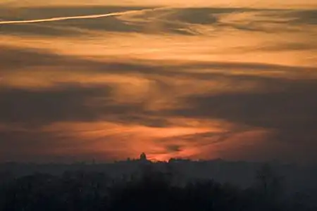 Image 30A sunset near Horton Heath, Hampshire (from Portal:Hampshire/Selected pictures)