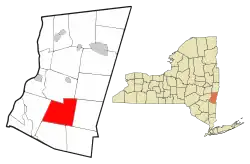 Location of Taghkanic, New York