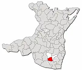 Location in Constanța County