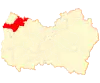 Map of Litueche commune in O'Higgins Region