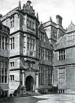 North elevation of Condover Hall