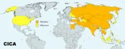 Location of Conference on Interaction and Confidence Building Measures in Asia (CICA)