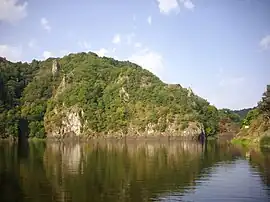 Confluence of the Diège and the Dordogne