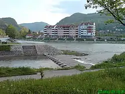 Confluence of Mileševka river in the Lim.