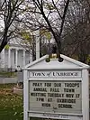 Uxbridge Congregational Church(1731), the first new Congregational Church in Massachusetts during the First Great Awakening Period