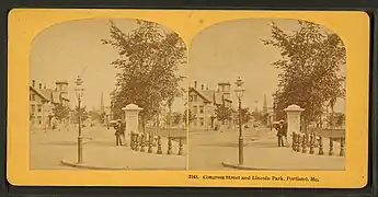 Lincoln Park and Congress Street in the 19th century