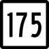 Route 175 marker