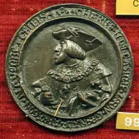 Medal of Emperor Charles V, about 1520