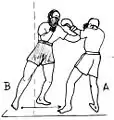 A left bolo punch in counterpunch