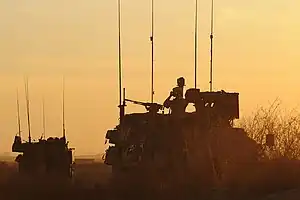 LAV-III patrol in Afghanistan (1PPCLI)