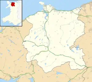 St George is located in Conwy