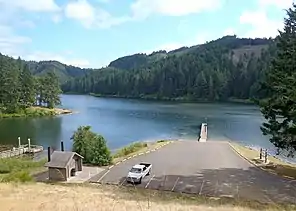 Cooper Creek Reservoir in Douglas County, Oregon