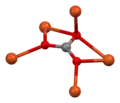 Carbonate coordination environment