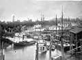 Coquille waterfront, sometime before 1895.