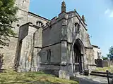 14th-century two-storey south porch, the upper floor a former priest room