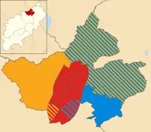 2011 results map