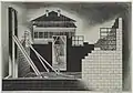 Construction - Tile House, lithograph, Spellman