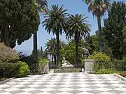 Statues in the terrace