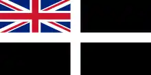 The unofficial 'Cornish ensign' is another flag that is sometimes used to represent the regional identity of Cornwall.