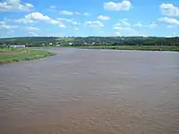 Cornwallis river near high tide