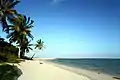 Coroa de Aviao beach looking out to sea