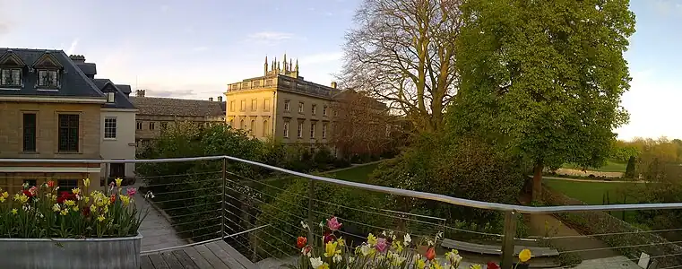 Panoramic view from the Handa Terrace overlooking the main garden