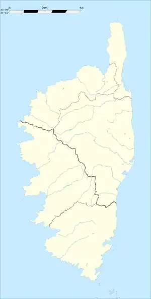 Pancheraccia is located in Corsica