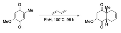 Diels-Alder in the total synthesis of cortisone by R. B. Woodward