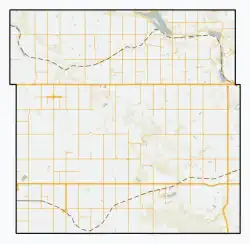 Rural Municipality of Coulee No. 136 is located in Coulee No. 136