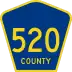 County Route 520 marker