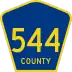 County Route 544 marker