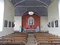 Altar and stained windows