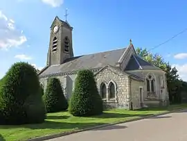 The church of Courchamps