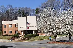 Banks County courthouse in Homer