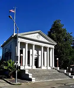 Abandoned courthouse in Courtland