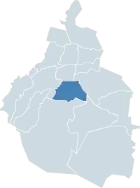 Coyoacán within Mexico City