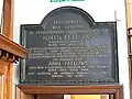 Memorial to John and Ann Fellows, who were leading members of Cradley Heath Baptist Church during the nineteenth century.