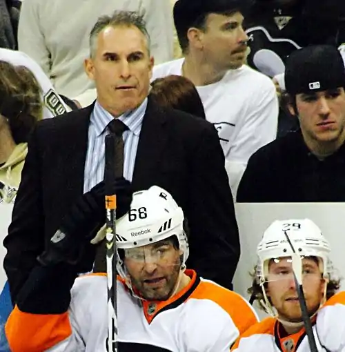 Craig Berube served two seasons as Flyers head coach.