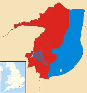 2019 results map