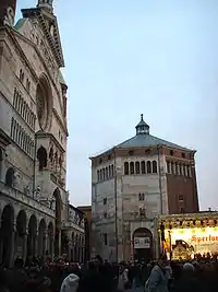 The baptistery of Cremona