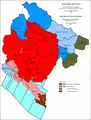 Ethnic structure by municipalities.