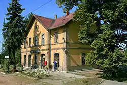 Train station in Csoma