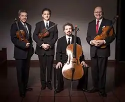 Members of the string quarter