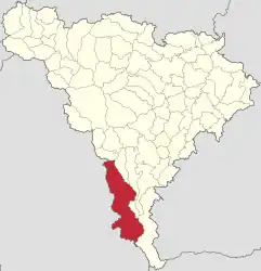 Location in Alba County