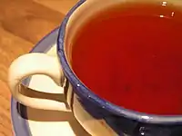 A cup of Earl Grey tea