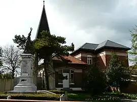 The town hall in Cuvillers