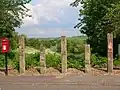 The cyclepath looking towards the old Crosshouse Junction at Knockentiber