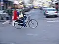 Cyclist in Cologne, Germany