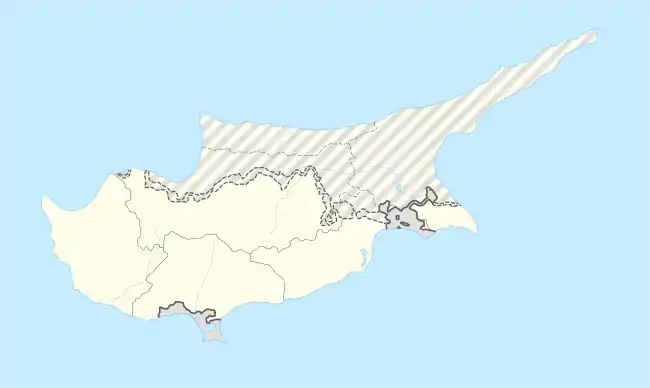 2018–19 Cypriot Third Division is located in Cyprus